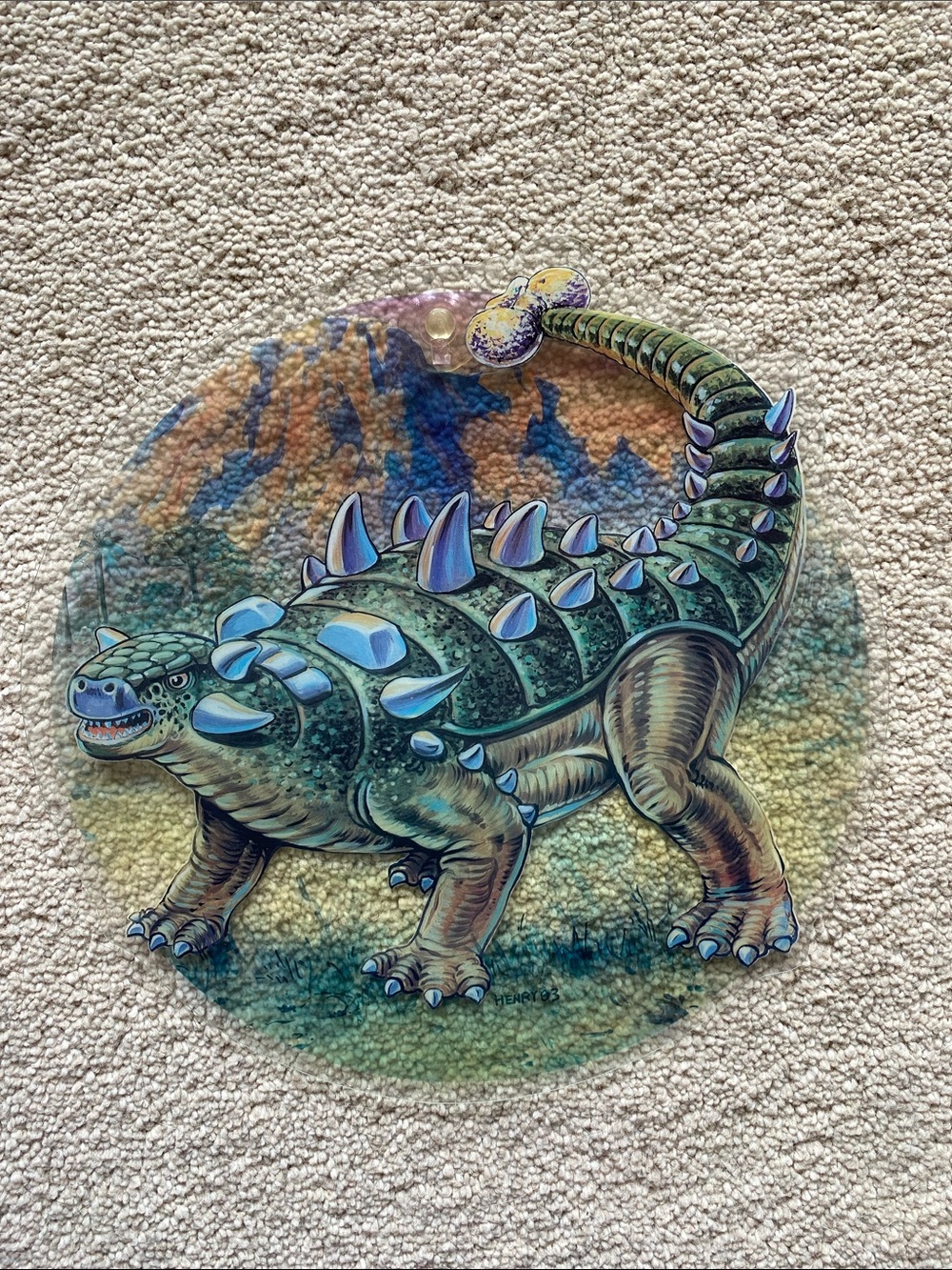 Vintage Dinosaur Window Decal
